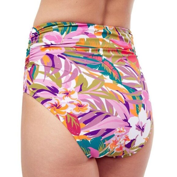 Gottex Tropikaia High Waist Swim Bottom with Side Shirring - Picture 9 of 9